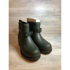 Muck Boot Company Womens Size 5 Liberty Waterproof Moss Rubber Ankle Boots